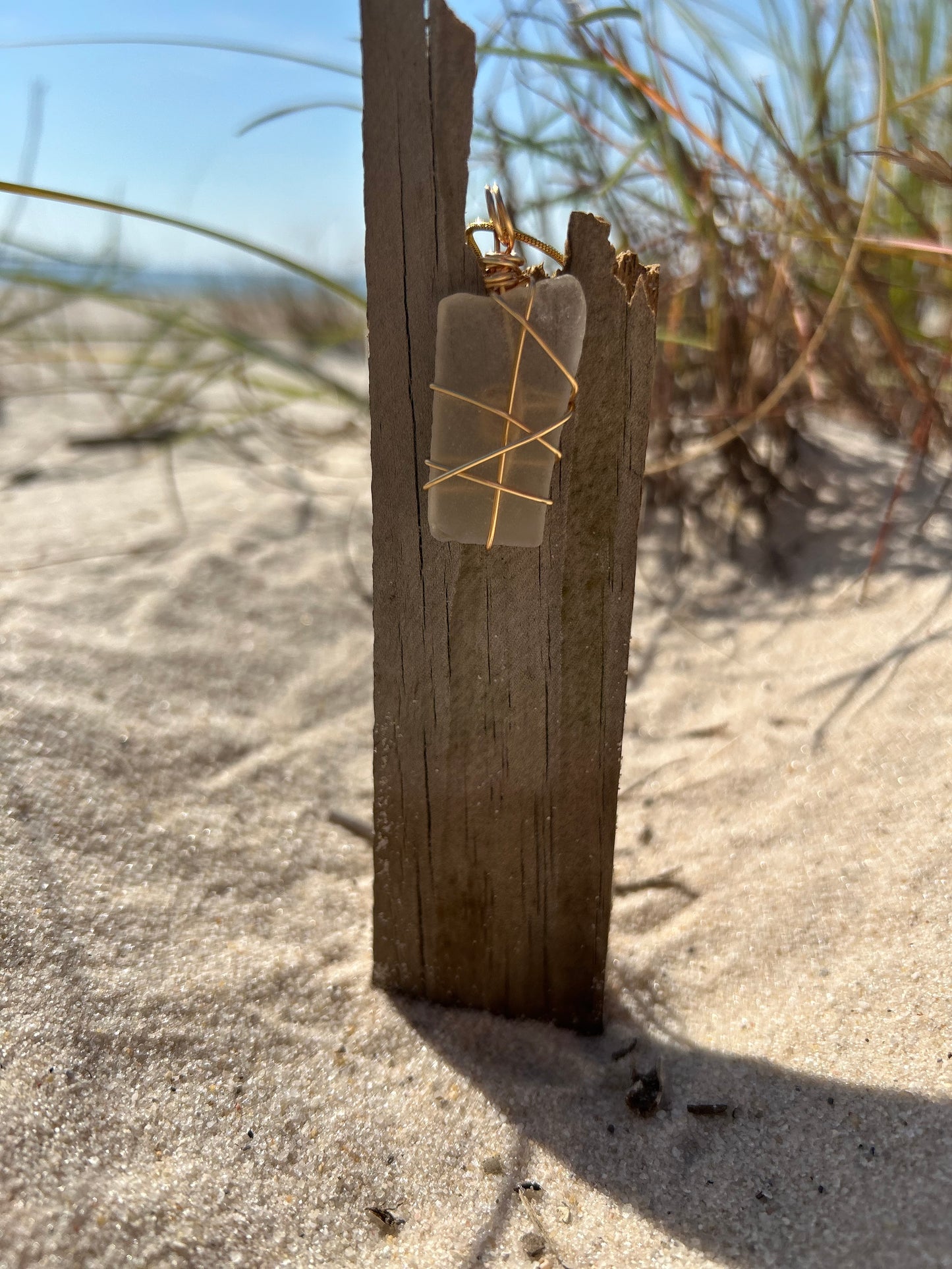 Sandy Shores Sea glass Necklace