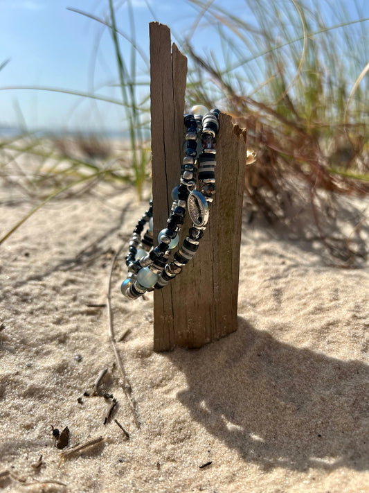 Midnight Tide Bracelet Trio