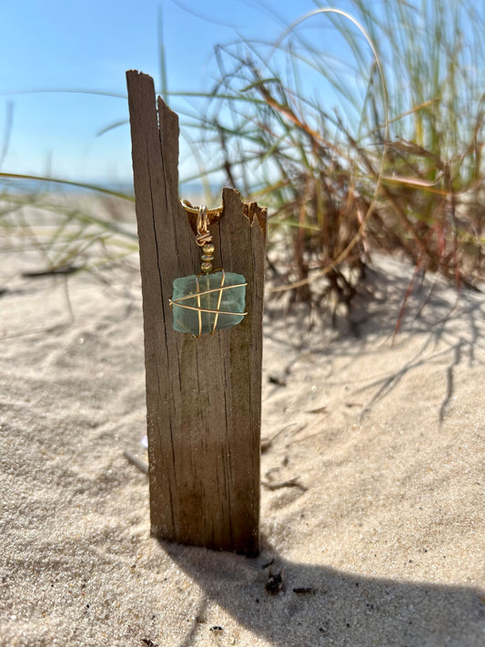 Mermaid’s Mist Sea Glass Necklace
